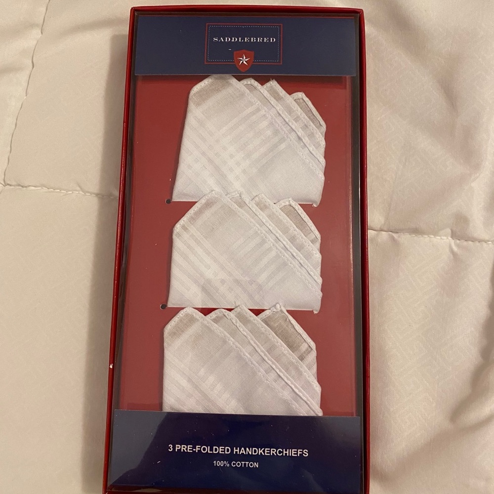 Saddlebred Pre-Folded Handkerchiefs